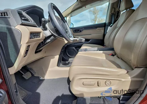 2018 Honda Odyssey Exl z USA, uszkodzony, nr VIN 5FNRL6H71JB066644